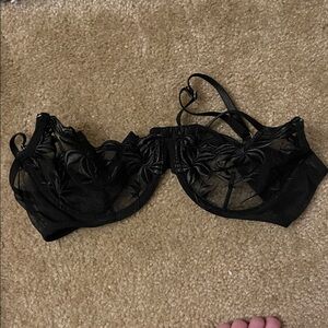 Elegant Black Lace Bra